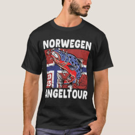 Camiseta Norway Fishing Tour 2025 Angel Tour in Norwegen 