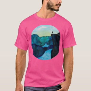 Camiseta Norway Preikestolen I Backpacker I Watercolour Des