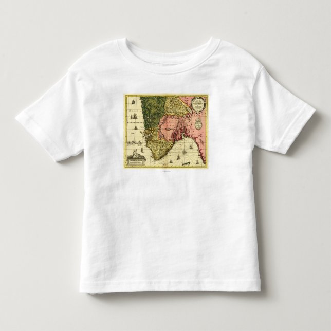 Camiseta NorwayPanoramic MapNorway (Frente)