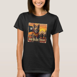 Camiseta Norwegian Lundehund Deus Abençoe Texas