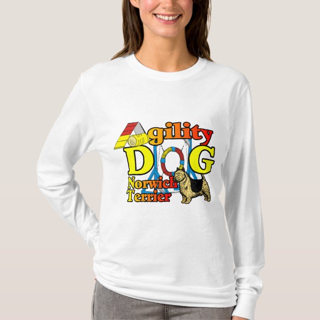 Camiseta Norwich_Terrier_Agilidade (Frente)