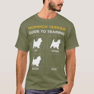 Camiseta Norwich Terrier Guide to Training Dog Obedience