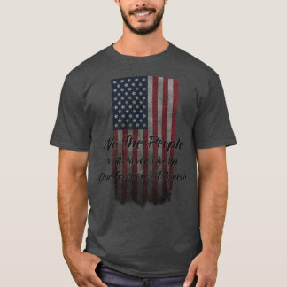 Camiseta Nós, a bandeira Pessoas americana, Liberdade de Ex