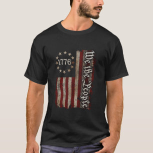 Camiseta Nós, A História Pessoas Americana 1776 Independênc