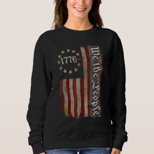 Camiseta Nós, A História Pessoas Americana 1776 Independênc