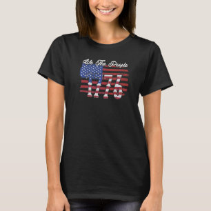 Camiseta Nós, a Independência Patriota Pessoas 1776 Usa Ame