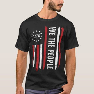 Camiseta Nós, a Polícia Americana História 1776 Patriot Ind