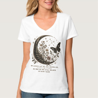 Camiseta Nós Acreditamos Em Contos De Fadas Estéticos Liter