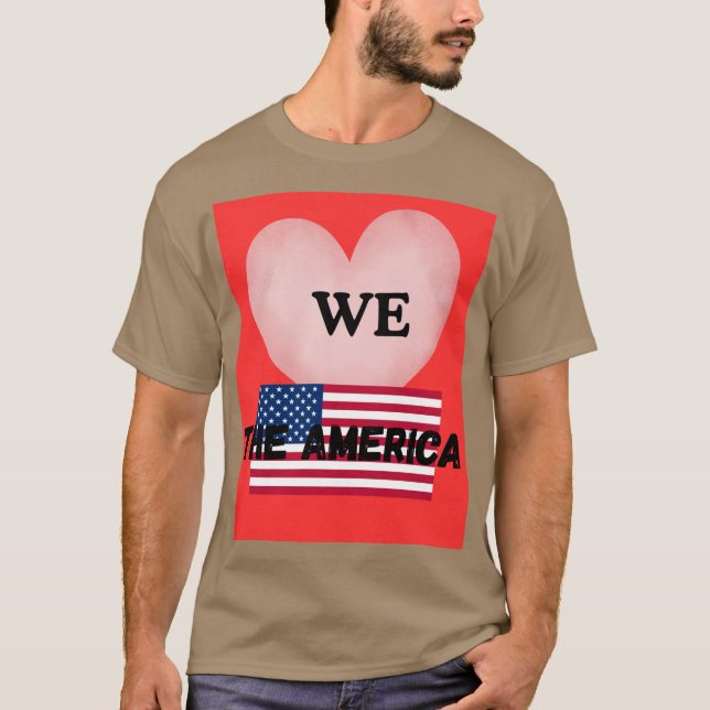 CAMISETA NÓS AMAMOS A AMÉRICA (Frente)