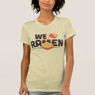 Camiseta nós amamos macarronetes de ramen!