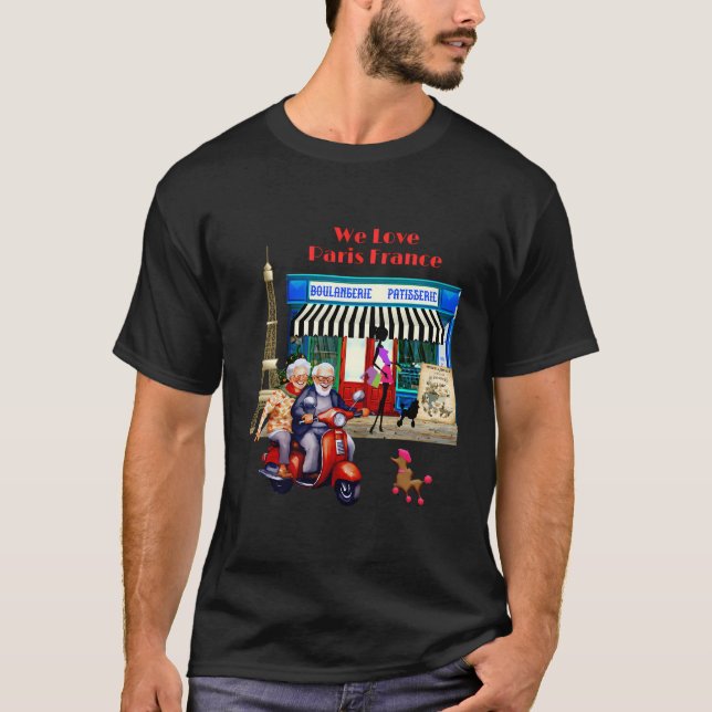 Camiseta Nós Amamos Paris França (Frente)