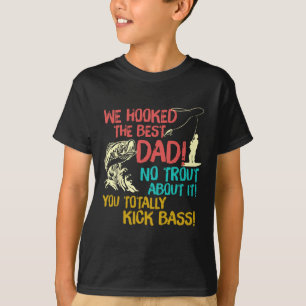 Camiseta Nós Amarramos O Melhor Pai Pescado Sobre O Pai