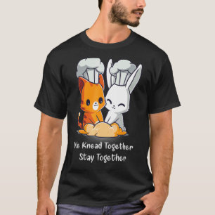 Camiseta Nós Amassamos Juntos Ficamos Juntos Coelho E Gato