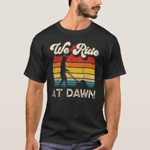 Camiseta Nós Andamos No Dawn Lawnmower Retro Vintage Lawn M