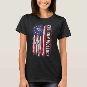 Camiseta Nós As Pessoas Acabam O Suficiente Com A Violência