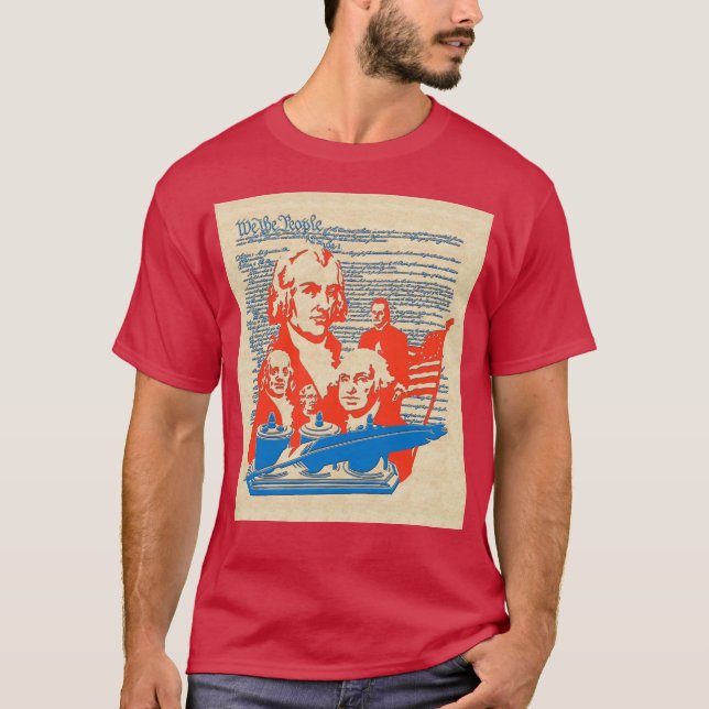 Camiseta Nós, as Pessoas... Dados Históricos Americanos (Frente)