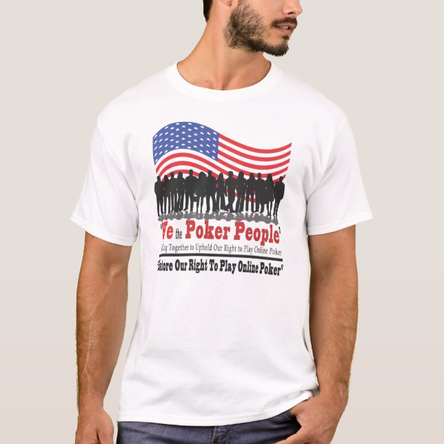 Camiseta Nós as pessoas do póquer (Frente)