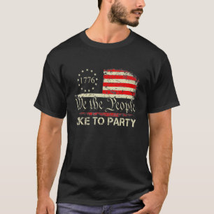 Camiseta Nós, as Pessoas, gostamos de festejar a antiga ban