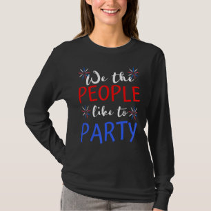 Camiseta Nós, As Pessoas, Gostamos De Partir O Quarto De Ju