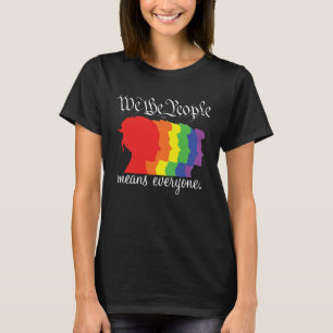 Camiseta Nós, as Pessoas, Significa "Orgulho de Gay LGBT" L
