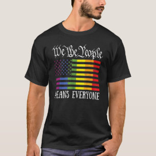 Camiseta Nós, As Pessoas, Significa Que Todo Mundo Lgbt Sin