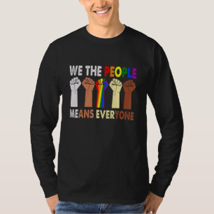 Camiseta Nós, As Pessoas, Significa Que Todos Voltam A Lgbt