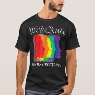Camiseta NÓS, AS PESSOAS, SIGNIFICA TODA A orgulho gay 201