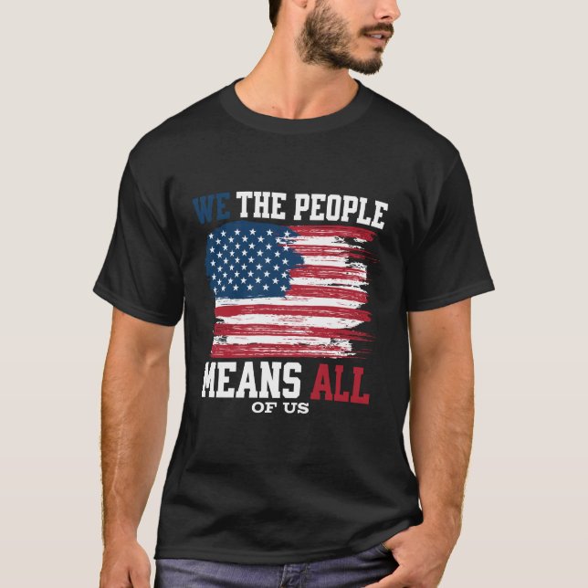 Camiseta Nós, as Pessoas, significa todos nós (Frente)