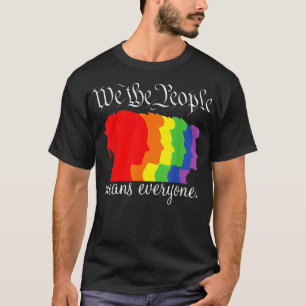 Camiseta Nós, as Pessoas, significamos que todos os LGBT-Or