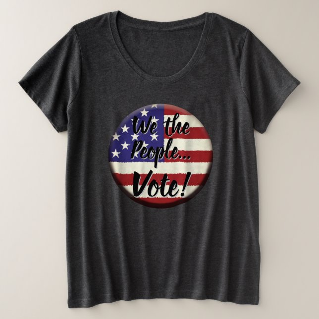 Camiseta Nós, as Pessoas... Votação (Frente do Design)