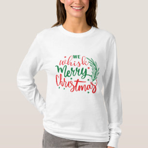 Camiseta Nós Assobiamos Feliz Natal Longa Capa