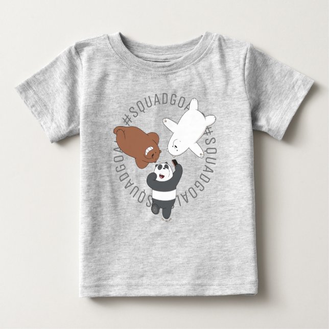 Camiseta Nós Bare Bears - #SquadMeta (Frente)