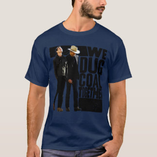 Camiseta nós cavamos carvão juntos presente retrô retrô