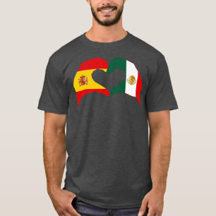 Camiseta Nós Coramos Espanha México Multinacional Bandeira