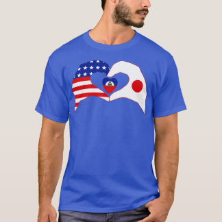 Camiseta Nós Coramos EUA Japão Patriota Multinacional Haiti