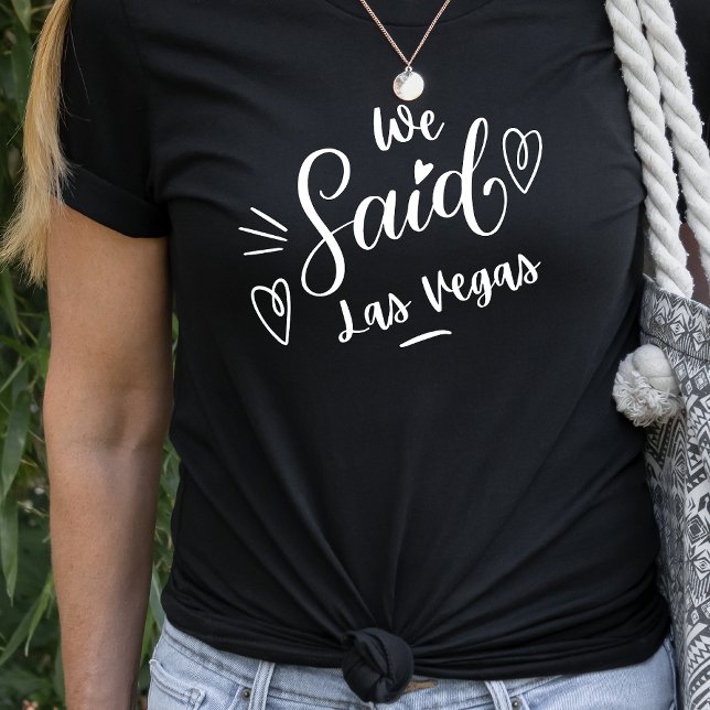 Camiseta Nós Dissemos Las Vegas Divertida Despedida de Solt (Criador carregado)