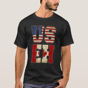 Camiseta Nós Eh Bandeira Americana do Canadá 1