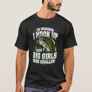 Camiseta Nos fins de semana eu me envolvo com garotas grand
