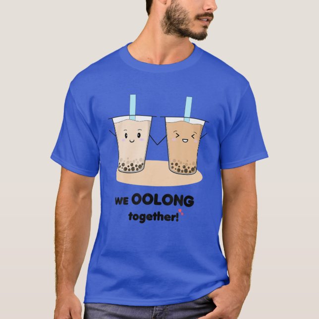 Camiseta Nós Juntamos Casais Correspondendo Pun Funny Boba (Frente)