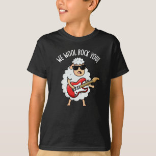 Camiseta Nós Lã Fazemos Você Rir Ovelha Piada Escuro BG