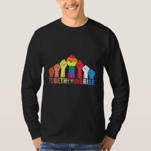 Camiseta Nós Levantamos A Igualdade Juntos