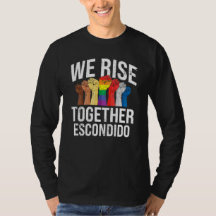 Camiseta Nós Levantamos Juntos O Orgulho Da Califórnia Esco