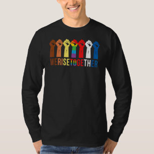 Camiseta Nós Levantamos Juntos O Orgulho Lgbt