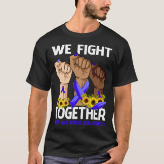 Camiseta Nós Lutamos Juntos CONSCIENTIZAÇÃO DO VÍRUS DO NIL