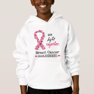 Camiseta Nós lutamos juntos contra o Cancer da Mama