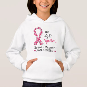 Camiseta Nós lutamos juntos contra o Cancer da Mama