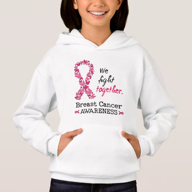 Camiseta Nós lutamos juntos contra o Cancer da Mama (Frente)