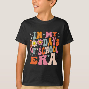 Camiseta Nos Meus 100 Dias Da Era Da Escola, Retro Disco 10