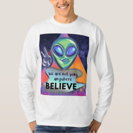 Camiseta Nós não vamos a lugar algum acredite