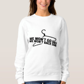 Camiseta Nós não voltaremos Proteger o Perigo de Aborto Grá